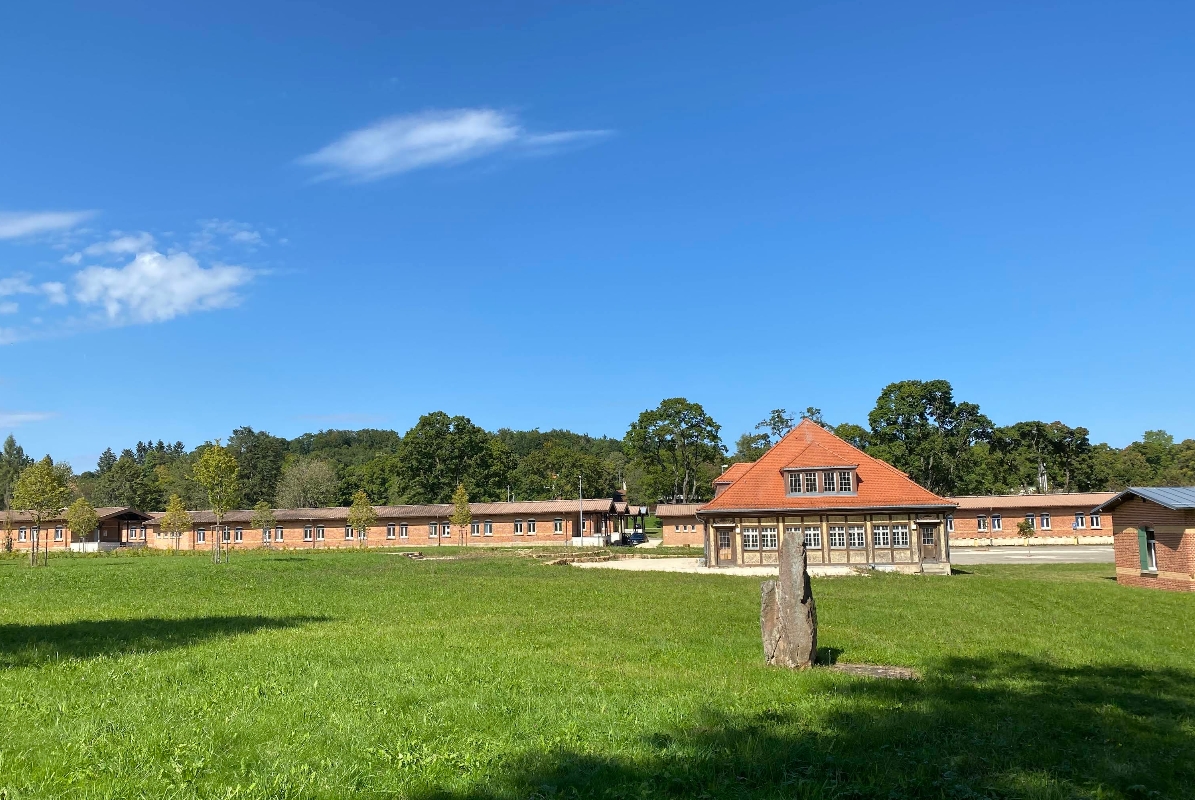 Albgut Altes Lager Münsingen Panorama Geländeansicht Schwäbische Alb