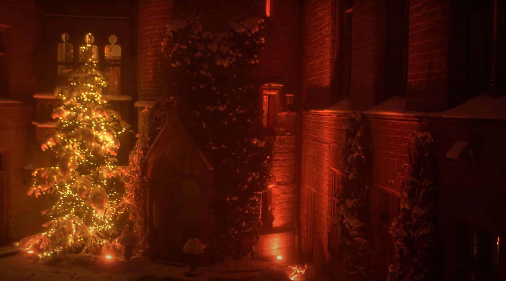 Burg Hohenzollern Winterzauber Außenbeleuchtung historische Mauern illuminiert