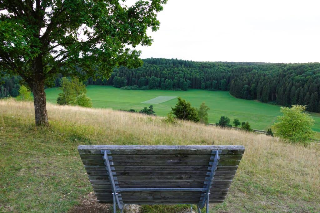 Beutenlay hochgehhütet Wanderweg Münsingen