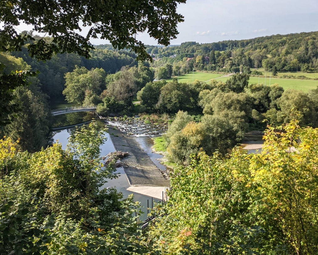 Donautal bei Obermarchtal Aussicht vom Kloster Schwäbische Alb Naturschutzgebiet