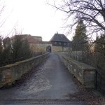 Brücke zum Eingang der Burg