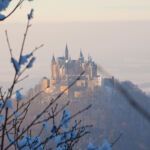 Ausblick vom Albtrauf auf die Burg