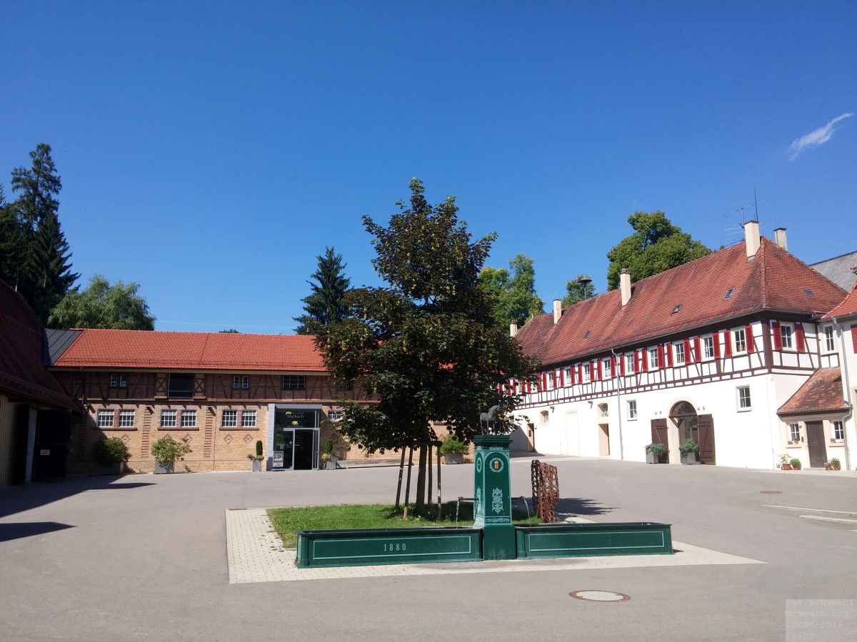 Haupt-und Landgestüt Marbach Innenhof