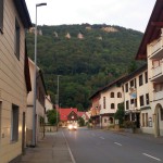 Hauptstrasse durch Lichtenstein-Honau