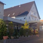 Eingang und Terrasse Hotel Hirsch