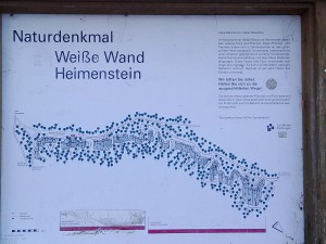 Naturdenkmal Weiße Wand Heimenstein