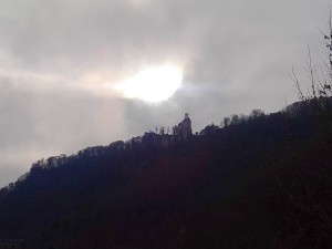 Schloss Lichtenstein von Honau aus