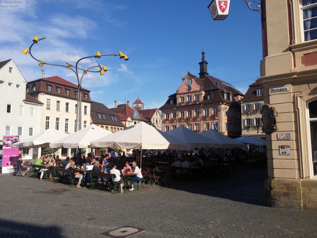 Marktplatz in Schwäbisch Gmünd