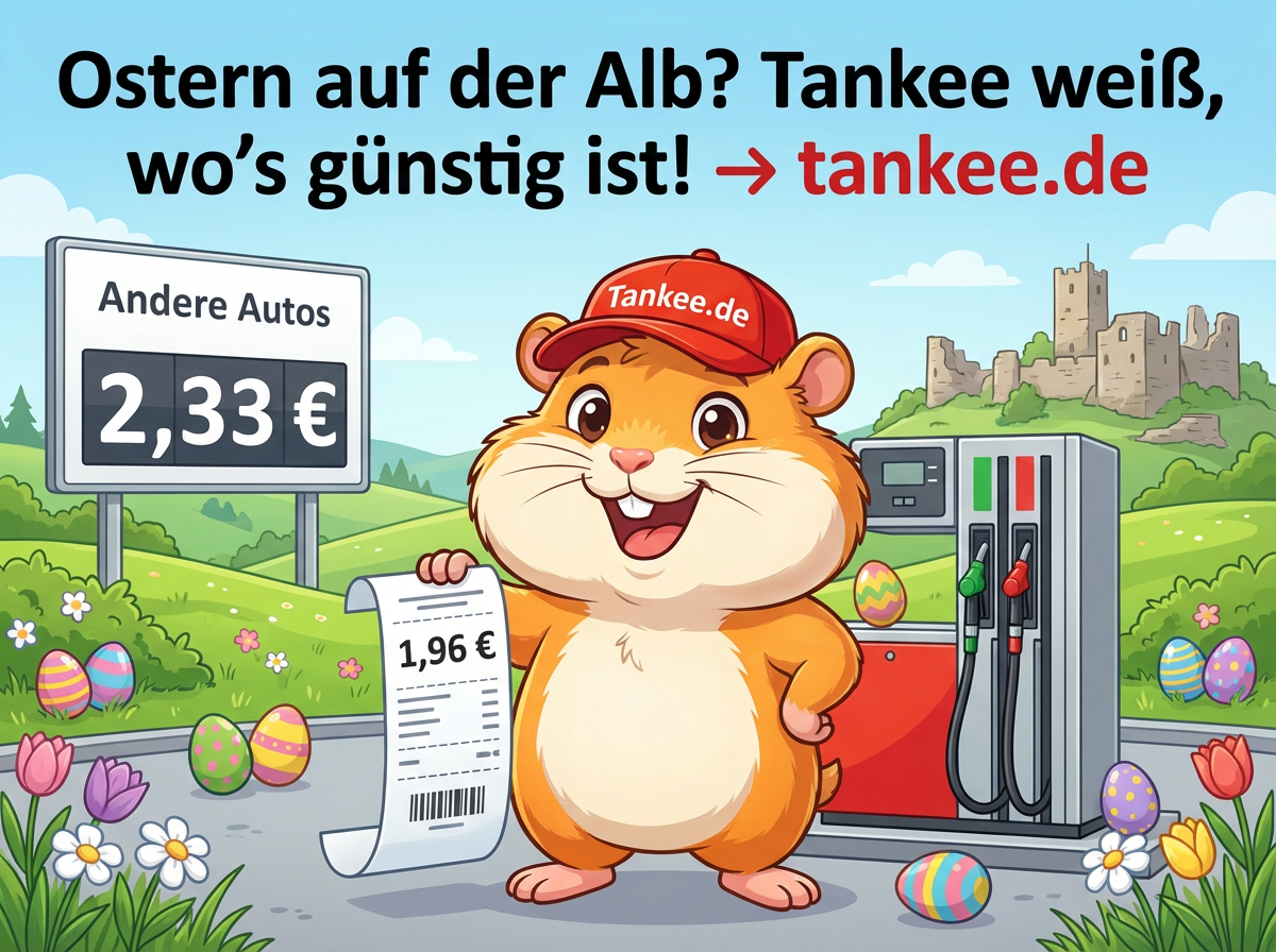 36 Cent gespart = 1 Portion Maultaschen verdient – Spritpreise vergleichen mit tankee.de