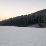 Runter auf die offene Fläche